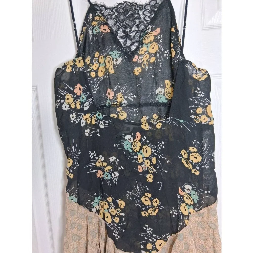 Free People intimately womens small sleep wear dress whimsigoth boho
